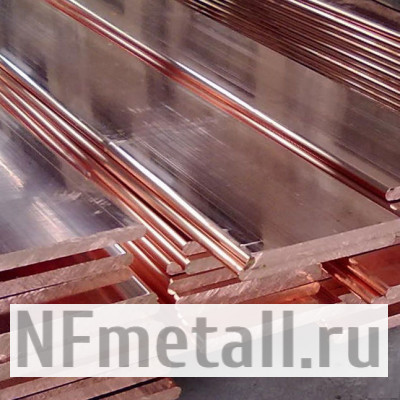 Полоса медная М1т, 6х30х4000 мм