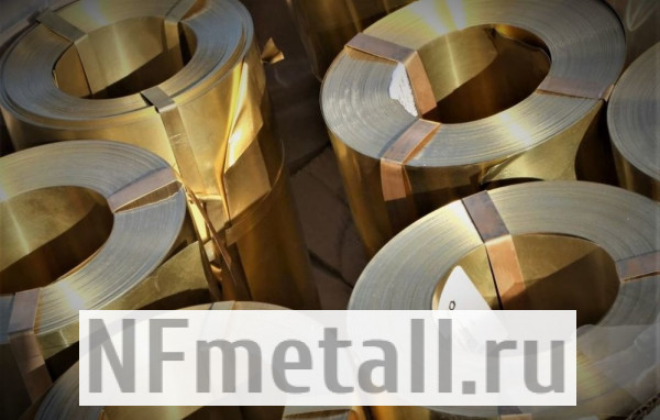 Лента латунная 1,2х300 мм, Л63 мягкая